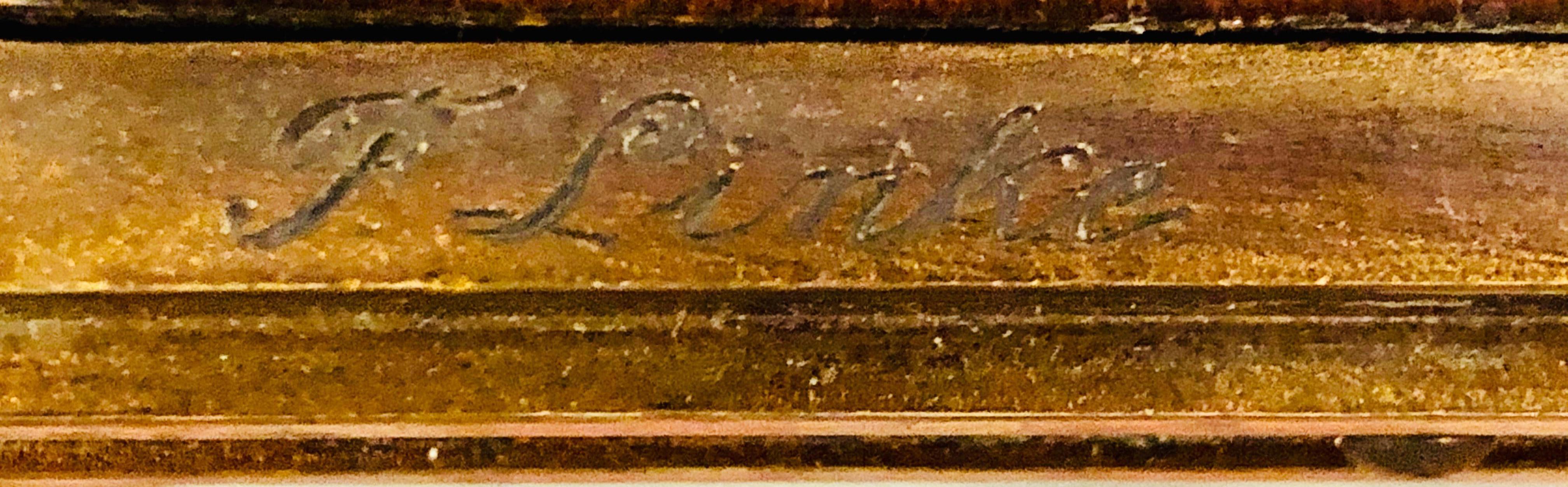 François Linke, Louis XV, Seltener Schreibtisch, Brown Intarsien, Bronze, Sothebys NYC Prov. im Angebot 12