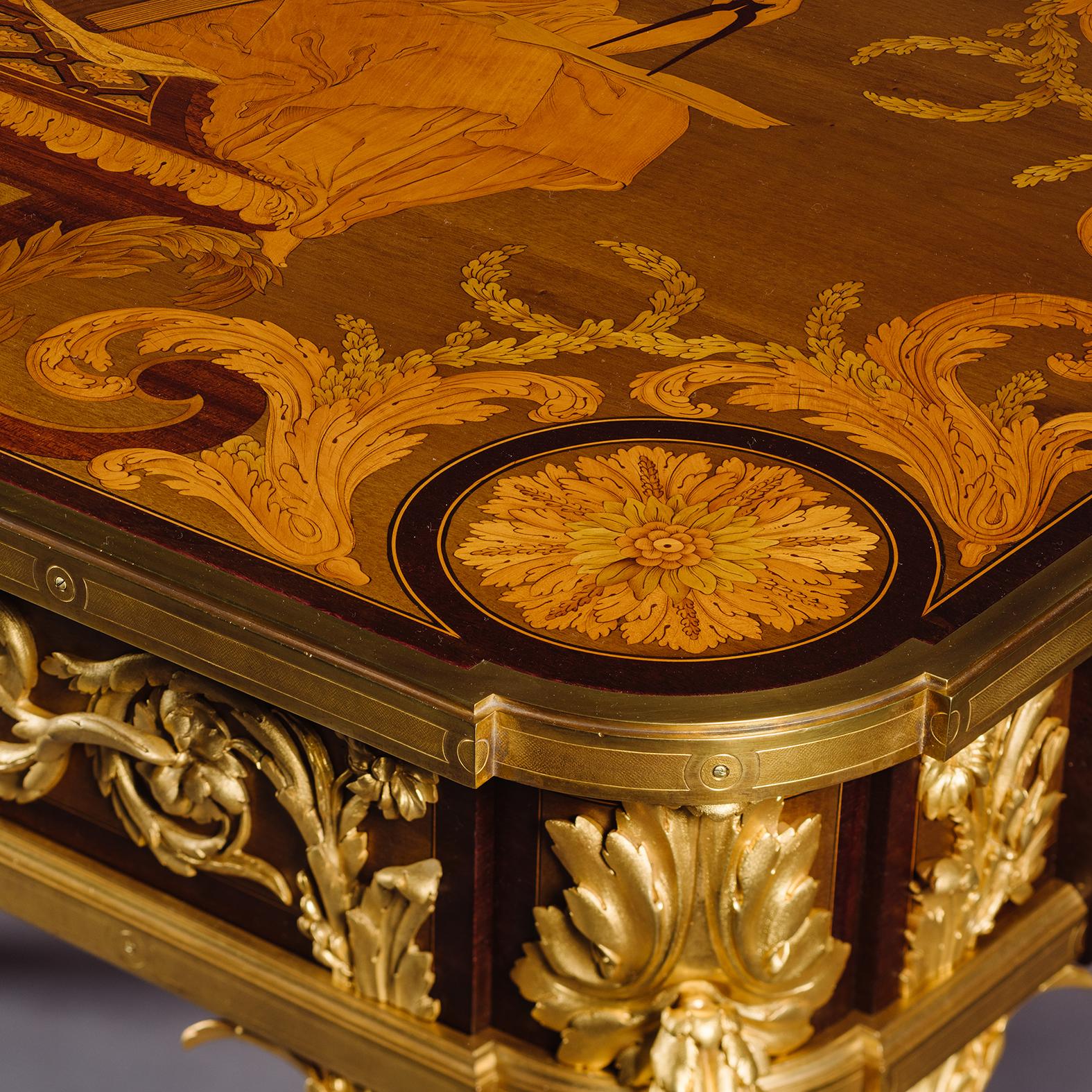 ‘Table des Muses’ - A Fine Louis XVI Style Centre Table, By François Linke For Sale 3