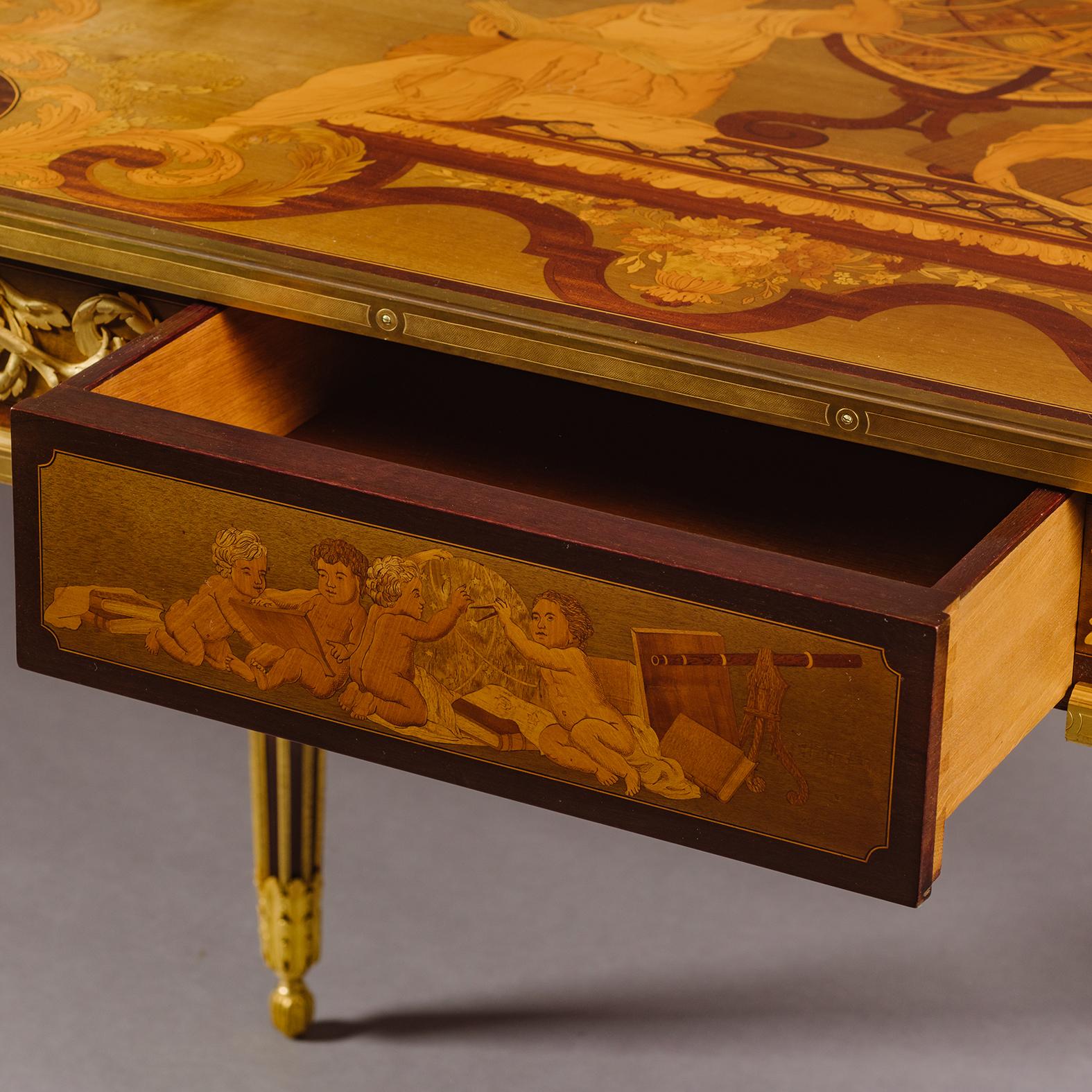 ‘Table des Muses’ - A Fine Louis XVI Style Centre Table, By François Linke For Sale 4