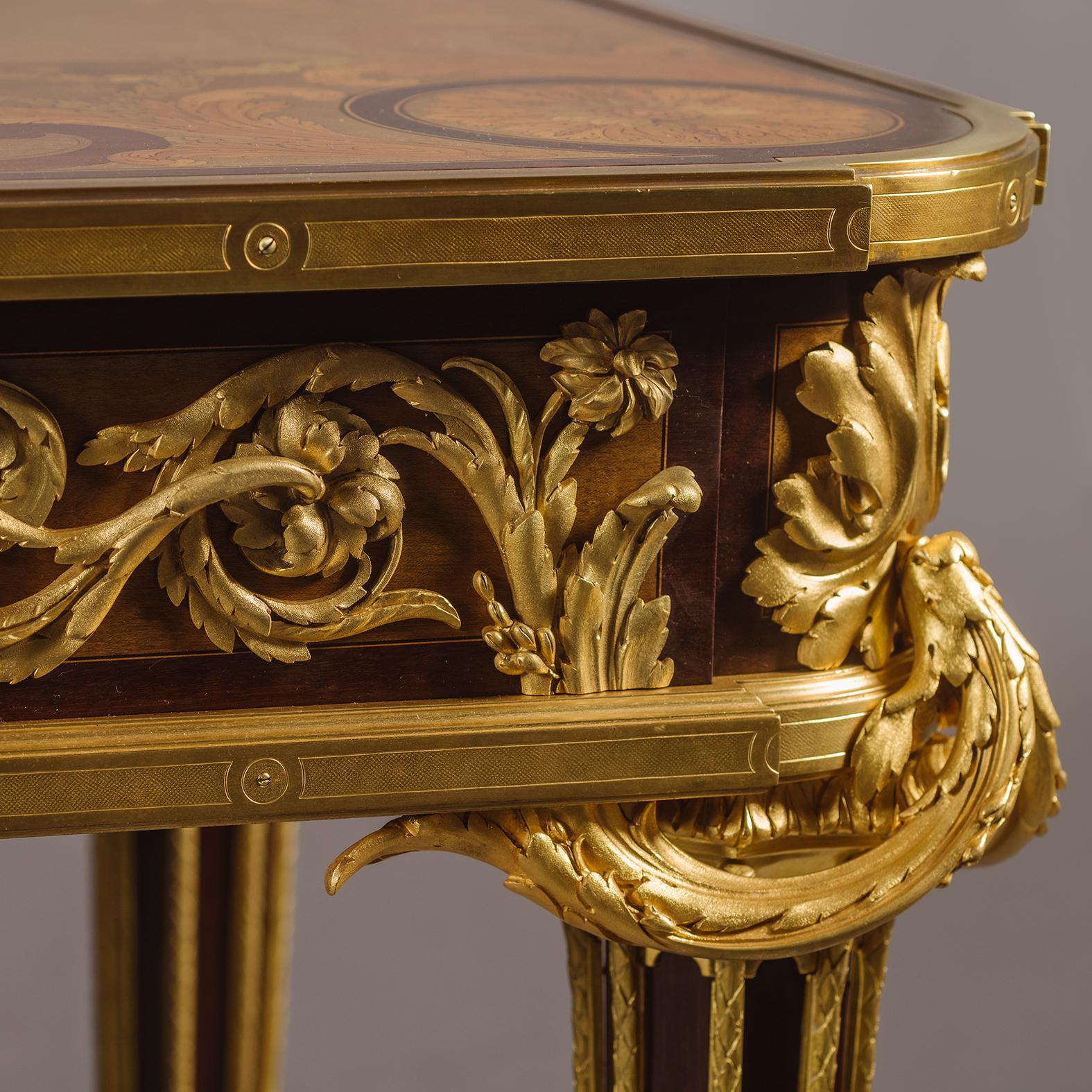 ‘Table des Muses’ - A Fine Louis XVI Style Centre Table, By François Linke For Sale 1