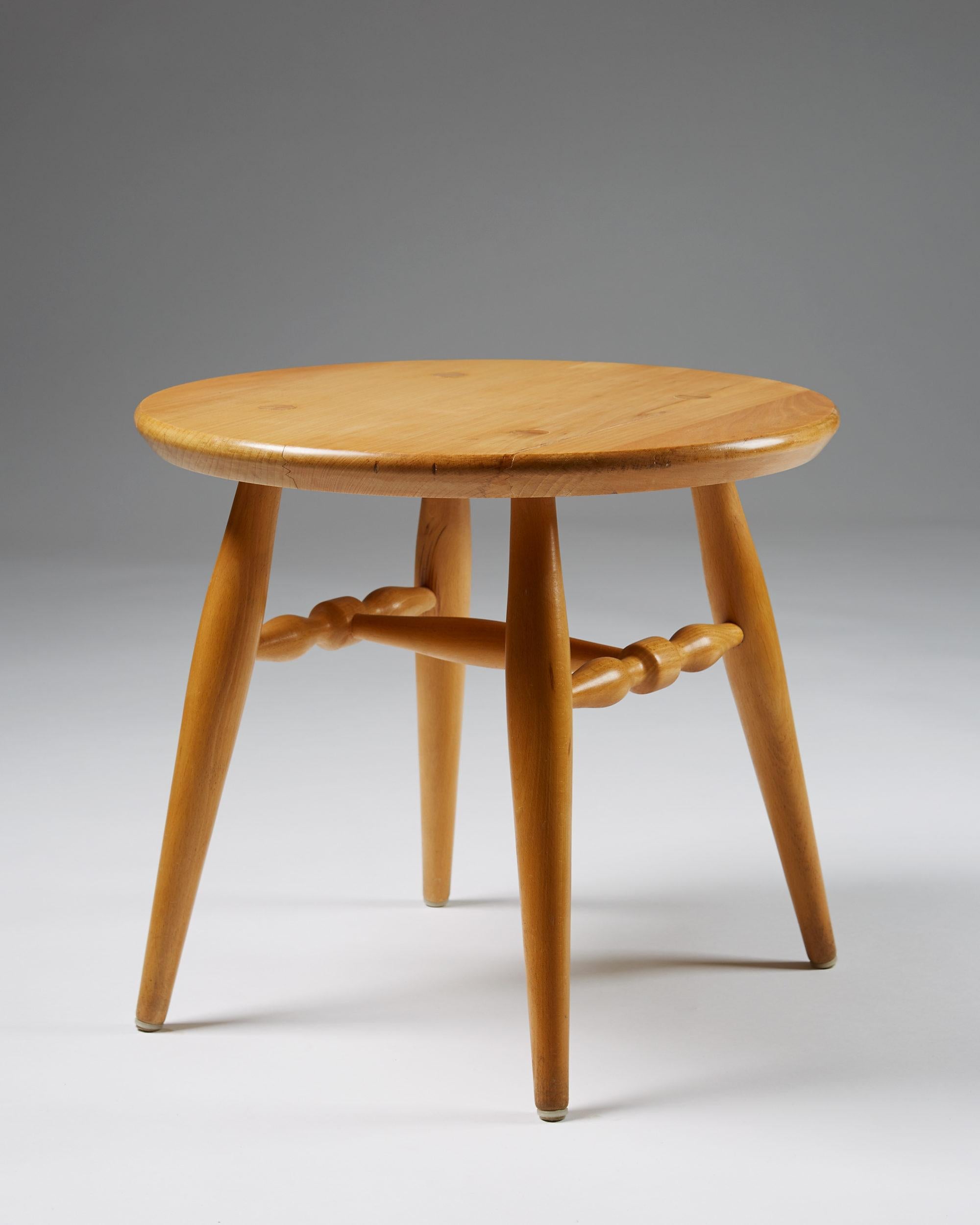 Scandinavian Modern Table Designed by Erik Höglund for Kopparfly, Sweden, 1960s