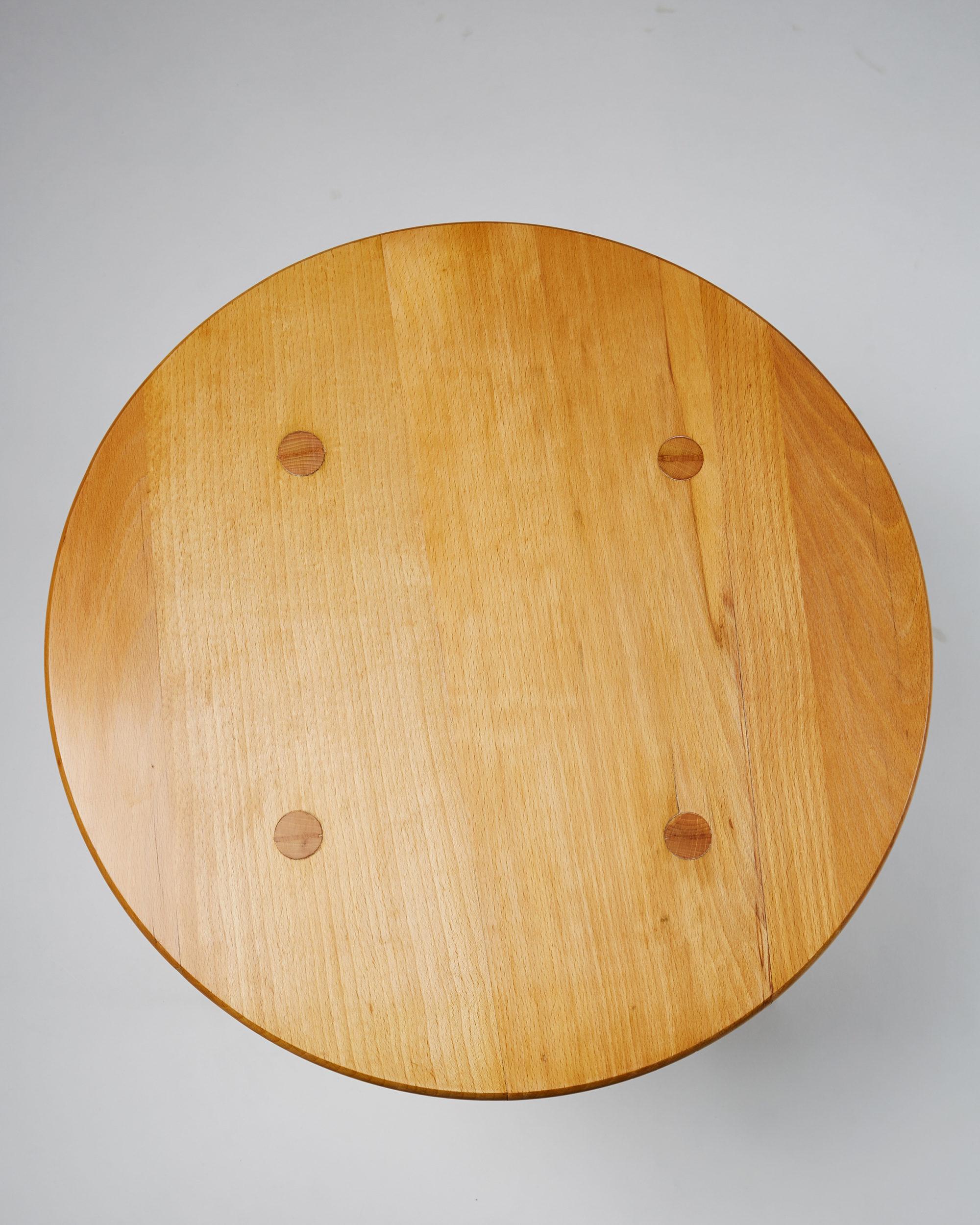 Table Designed by Erik Höglund for Kopparfly, Sweden, 1960s In Good Condition In Stockholm, SE