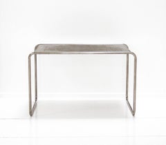 Table Designed by Marcel Breuer, Chromed Tubular Steel Lacquered Wood, 1930s