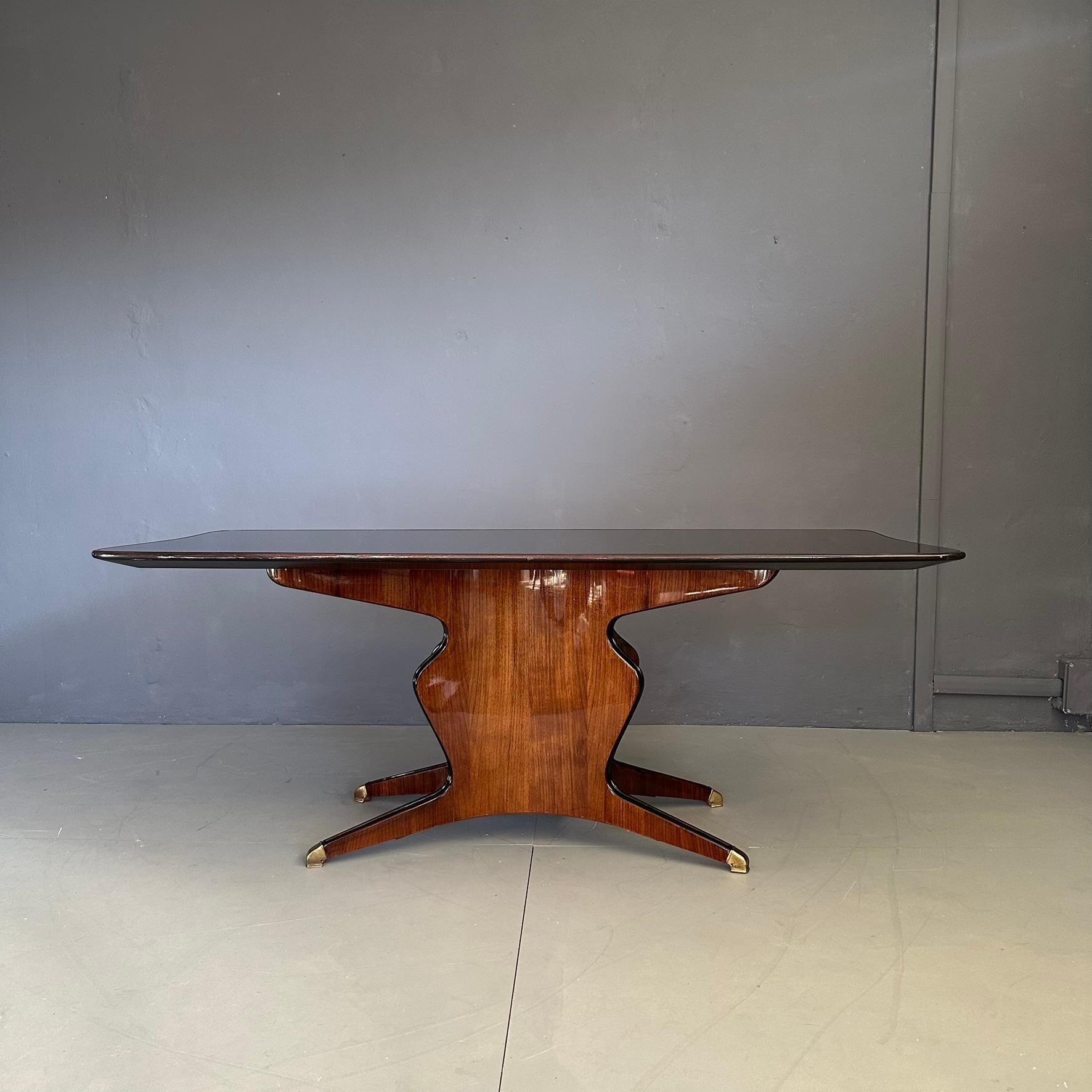 Von Osvaldo Borsani entworfener Tisch, hergestellt von Fossati Attilio&Arturo von  1950 (Moderne der Mitte des Jahrhunderts) im Angebot