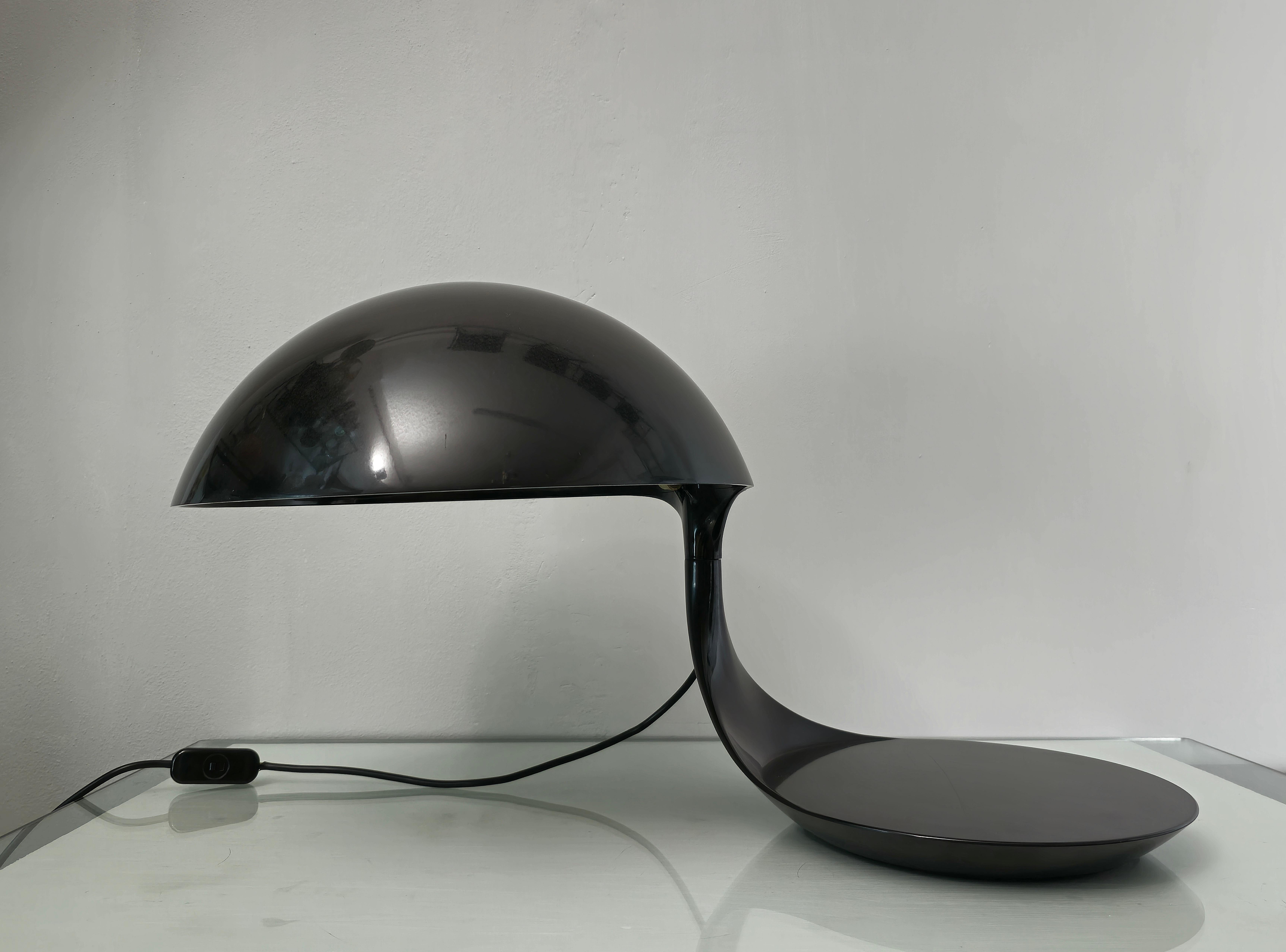 Tisch-Schreibtischlampe Elio Martinelli Mod. Cobra 629 Midcentury Modern Italien 1960er Jahre im Zustand „Gut“ in Palermo, IT