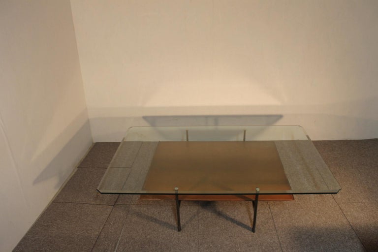 Table 'Diesis' B&B Italia, Leather Coffee Table by Antonio Citterio For Sale 12