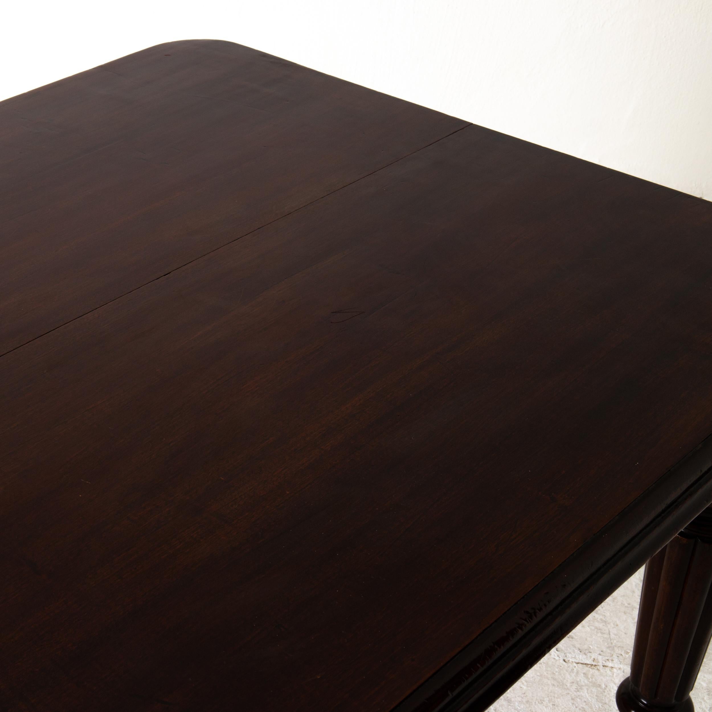 Table Dining Table English Dark Brown Mahogany, 19th Century, England 5