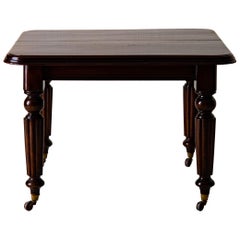 Table Dining Table English Dark Brown Mahogany, 19th Century, England