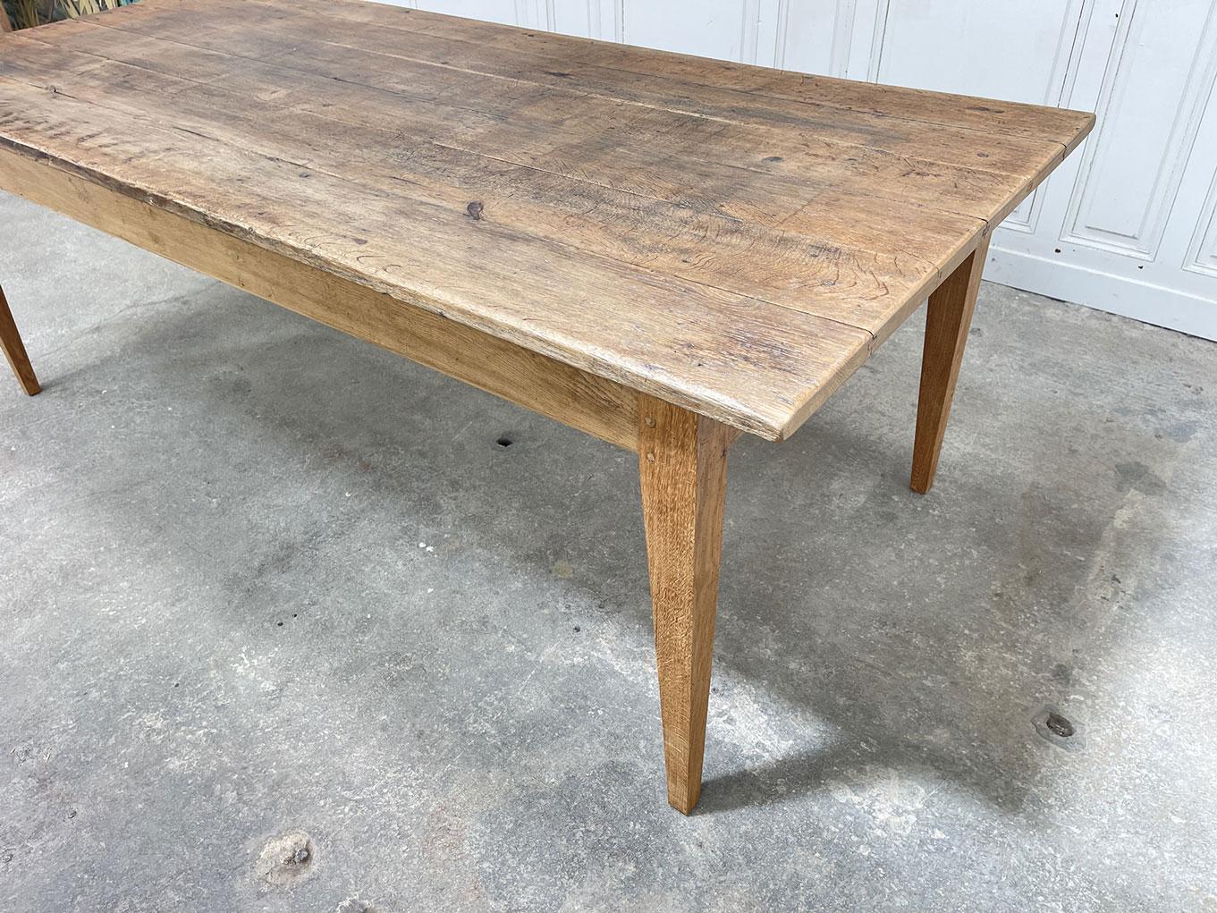 Table en chêne Sallanches, 1900 siglo XIX en venta