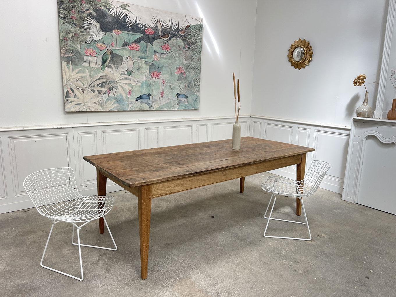 Table en chêne Sallanches, 1900 en venta 3