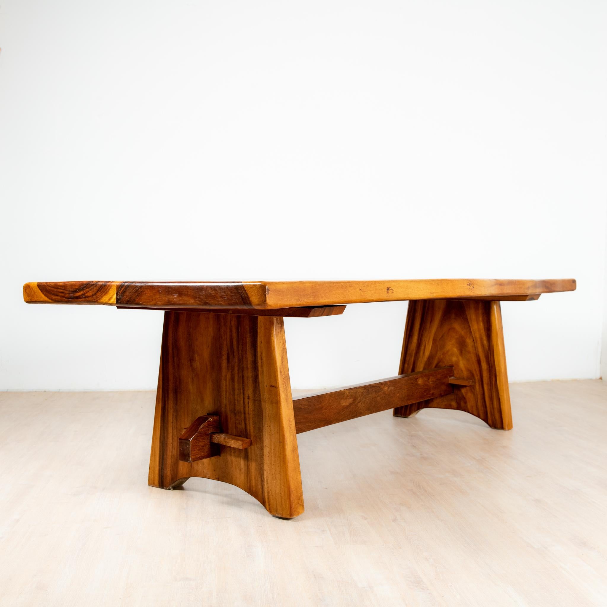 Mid-20th Century Table, en flamboyant, France 1960 For Sale