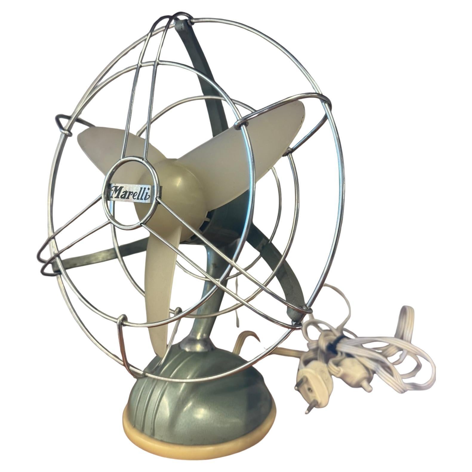 Ventilatore da tavolo Ercolle Marelli, Mod. I 202, Made in Italy 1951 in vendita