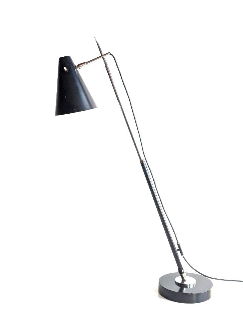 Mid-Century Modern Table / Floor Lamp by Giuseppe Ostuni, circa 1955 For Sale