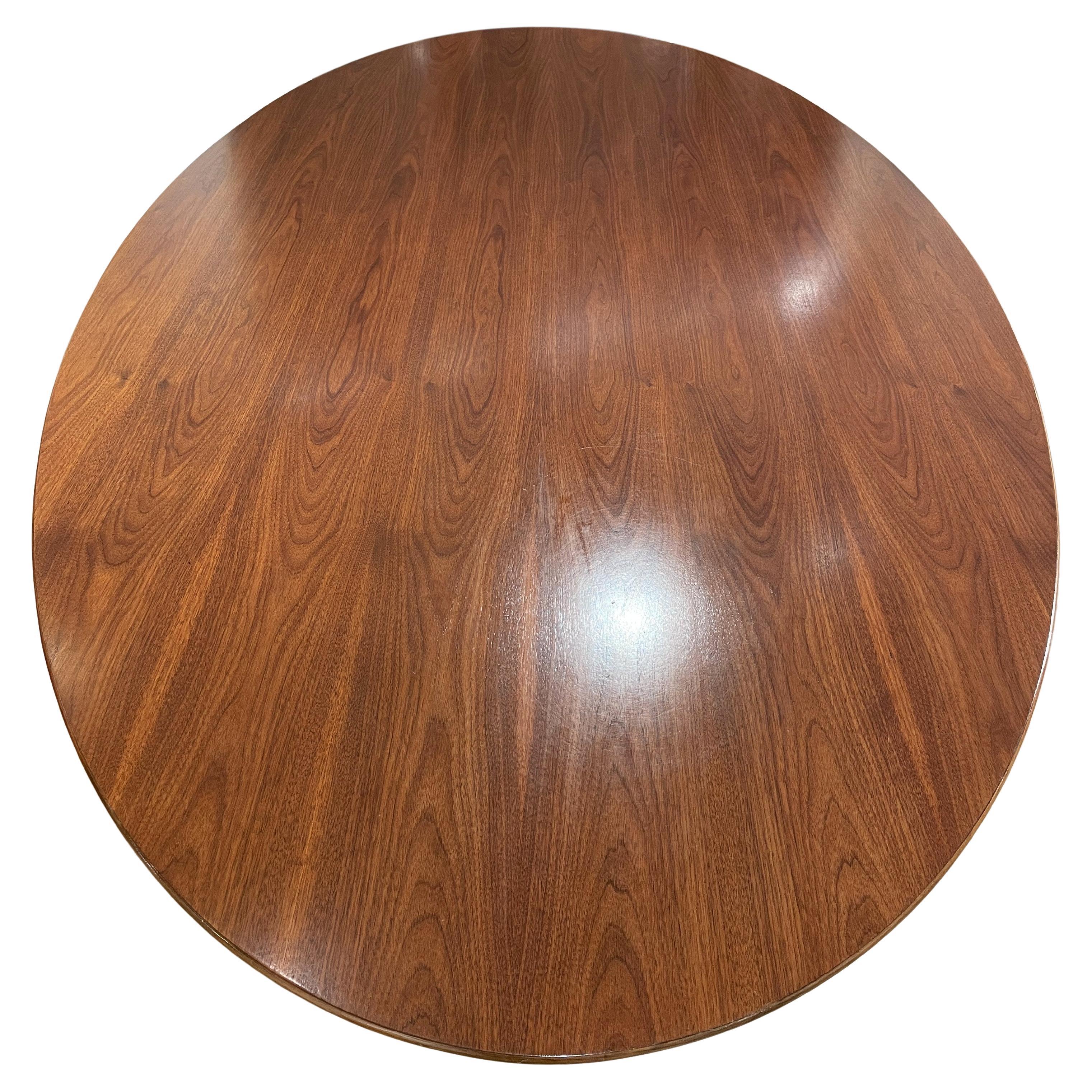 Table Florence Knoll plateau en noyer Bon état - En vente à PARIS, FR