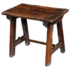 Tabelle Folk Vernacular Kleine Seite Low Elm Barock Höhe 19" Länge 22,5"