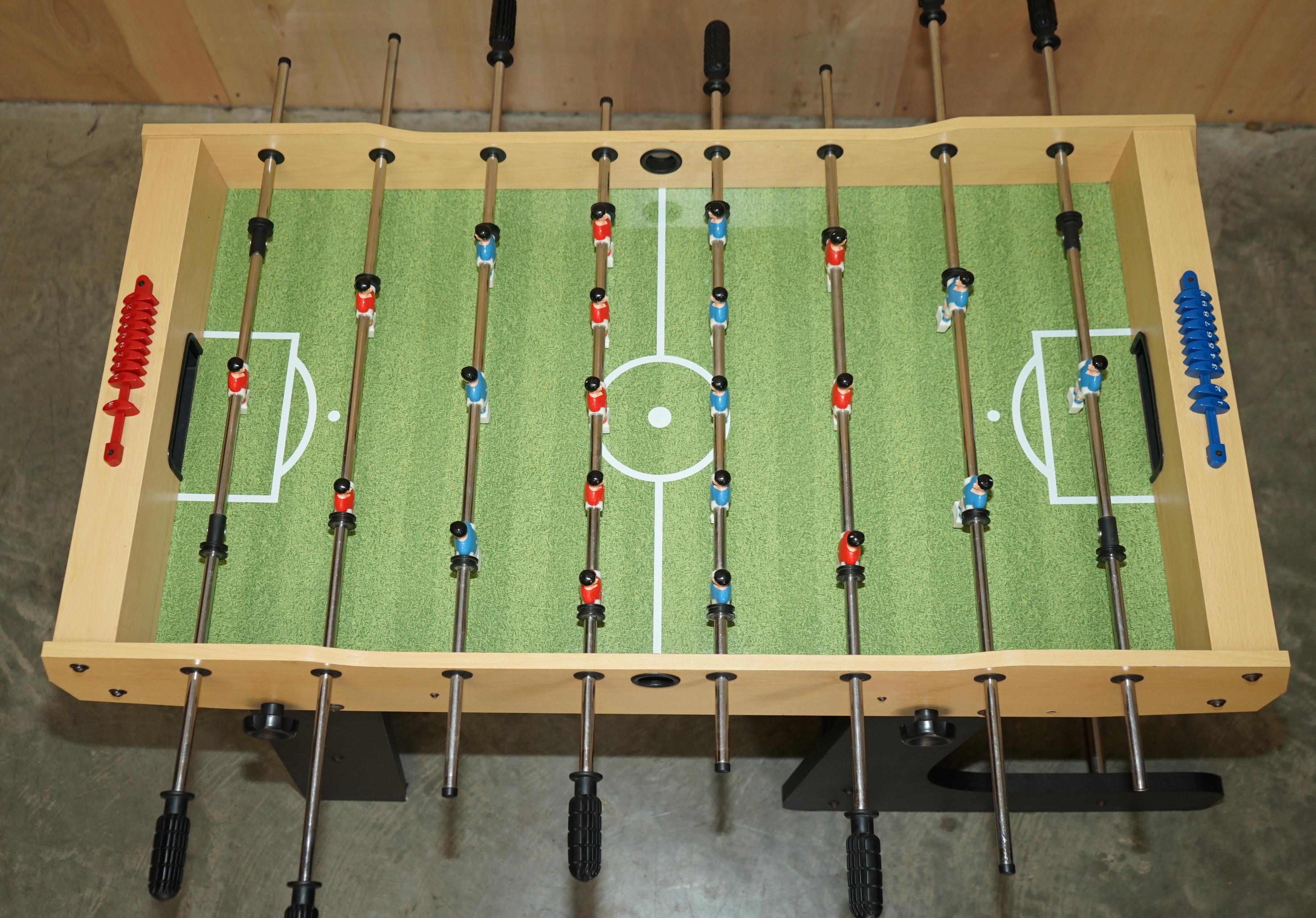 English Table Football / Foosball That Folds Away for Ease of Storage Keep the Kids Busy