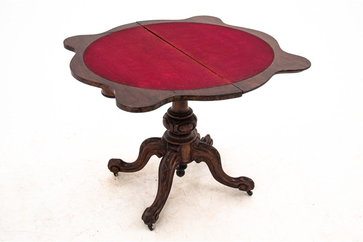 Early 20th Century Table for Playing Cards from Around 1900