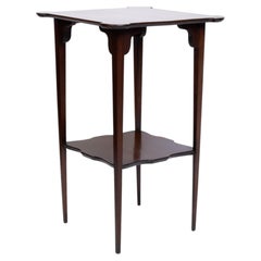 Antique English Mahogany Two-Tier Occasional Table/ Lamp Table Circa 1905