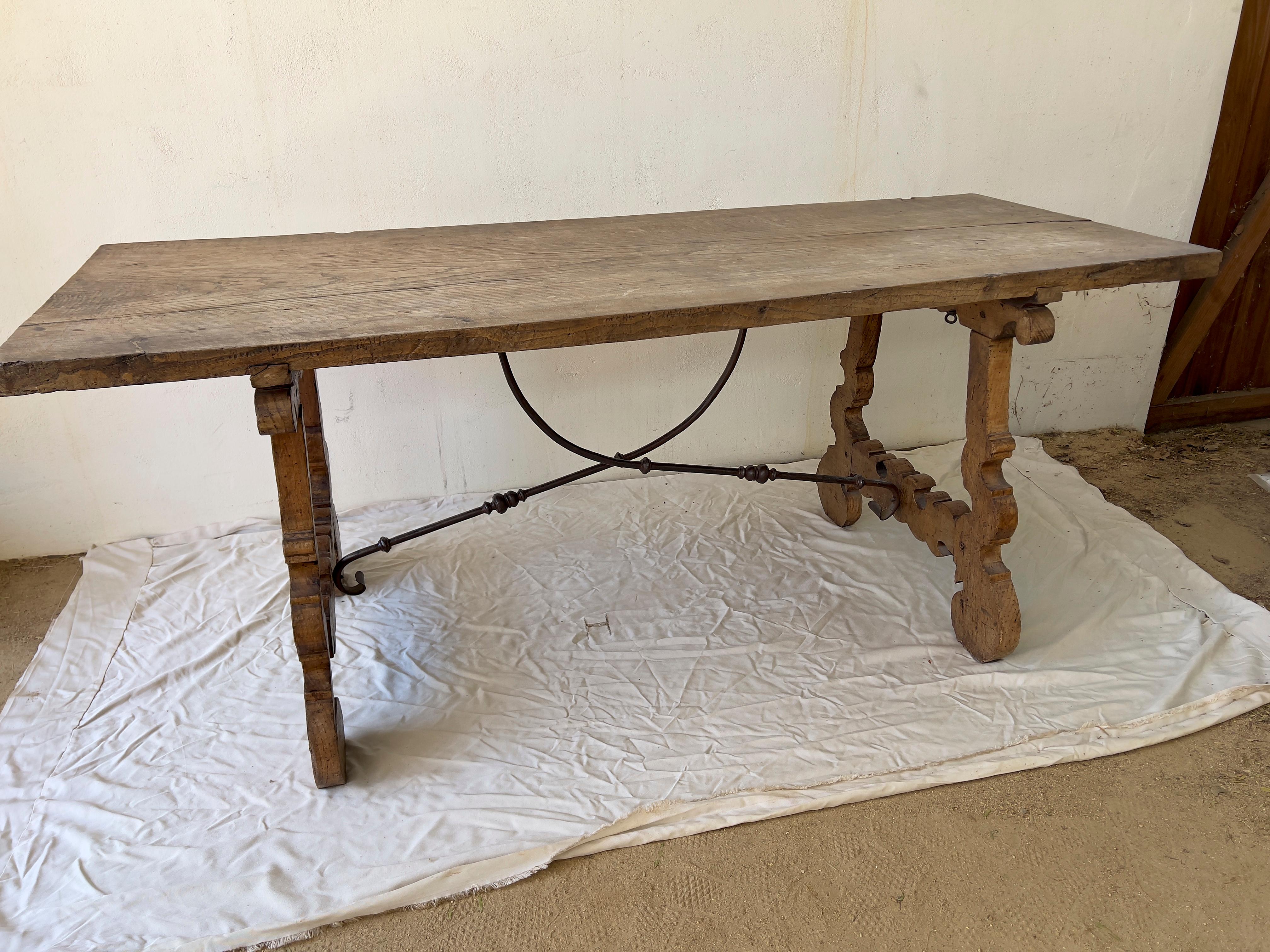 18th Spanish tresle Table  For Sale 1