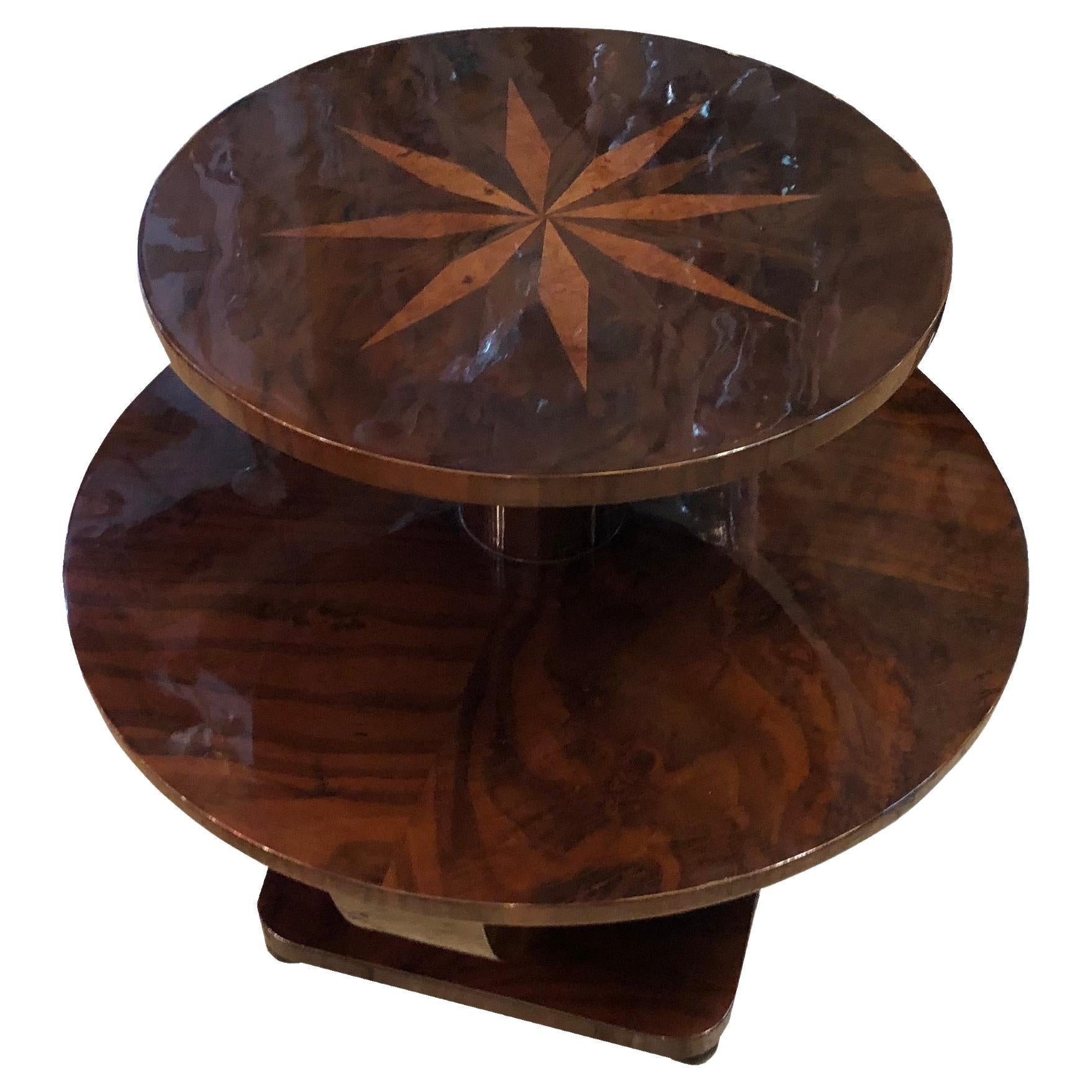 Table, France, 1920, in Wood and Marquetry