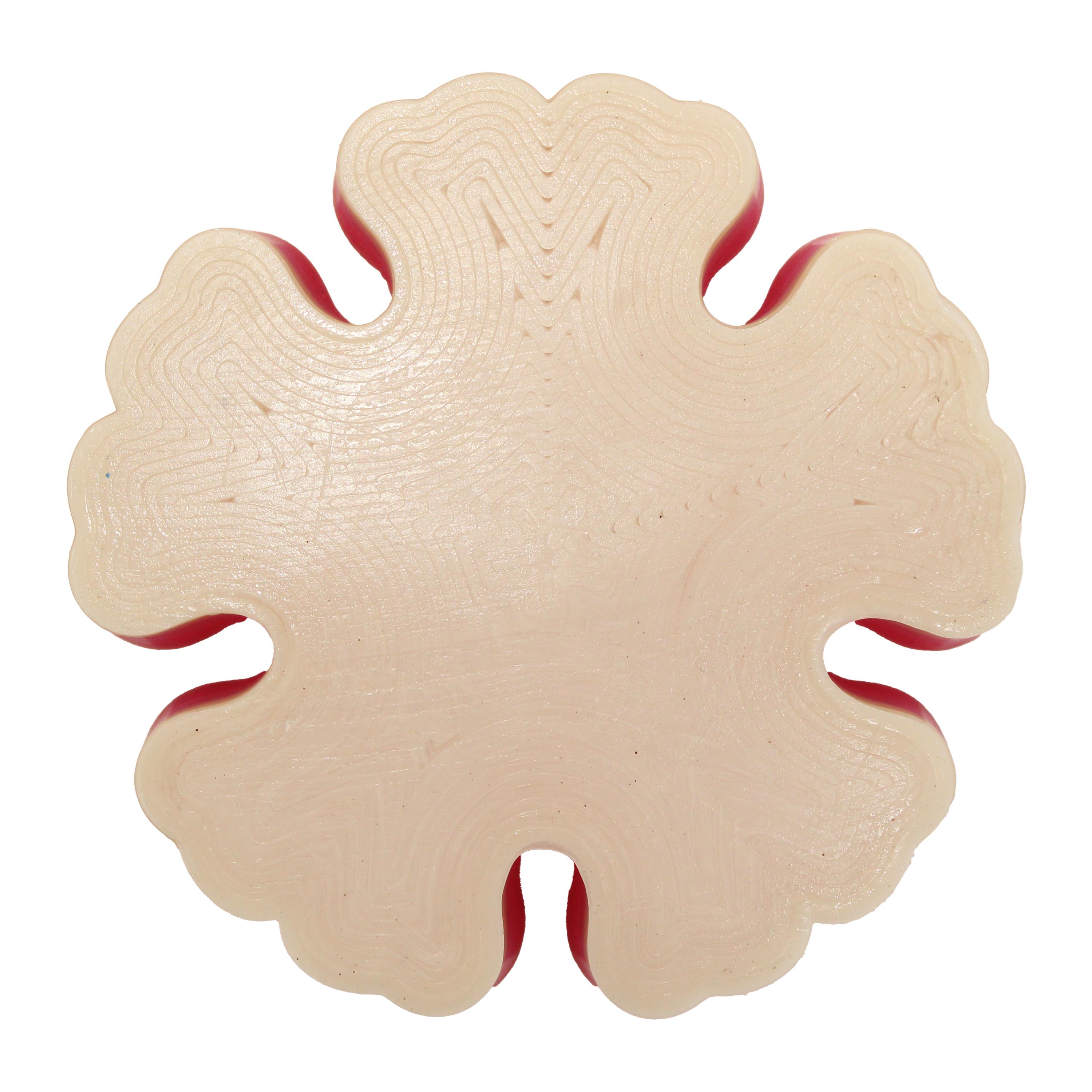 Where the Flowers Dwell è una collezione di tavoli scultorei creati dalla designer spagnola Marina Fernández Ramos attraverso la stampa 3D. Ogni pezzo trae ispirazione dalle geometrie naturali di tre fiori selvatici, Malva, Doronicum e Silene,