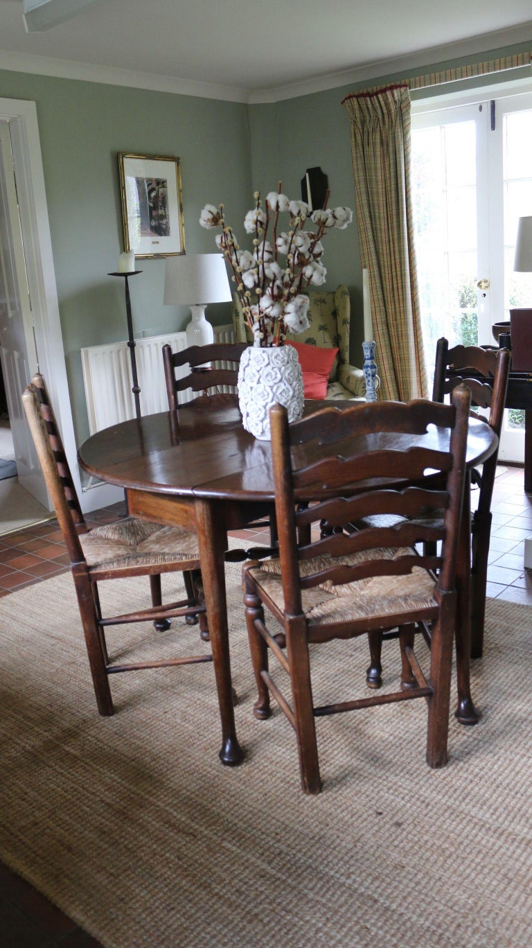 Table Gateleg, Early 19th Century, English Regency, Mahogany 6-Seat For ...
