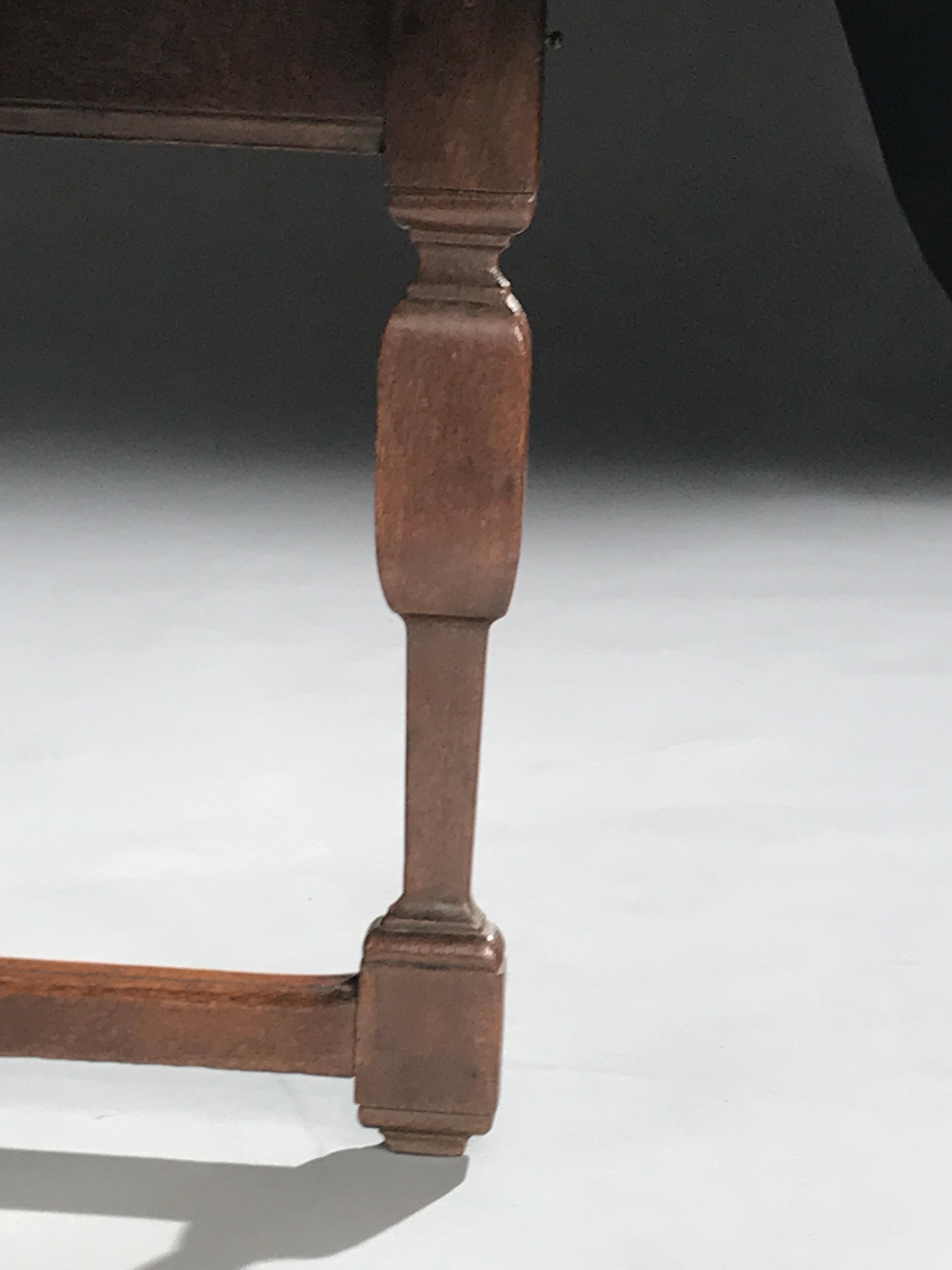 Table Gateleg Oval Oak Flemish Split Leg 5ft Original Ironwork Architetural  For Sale 5