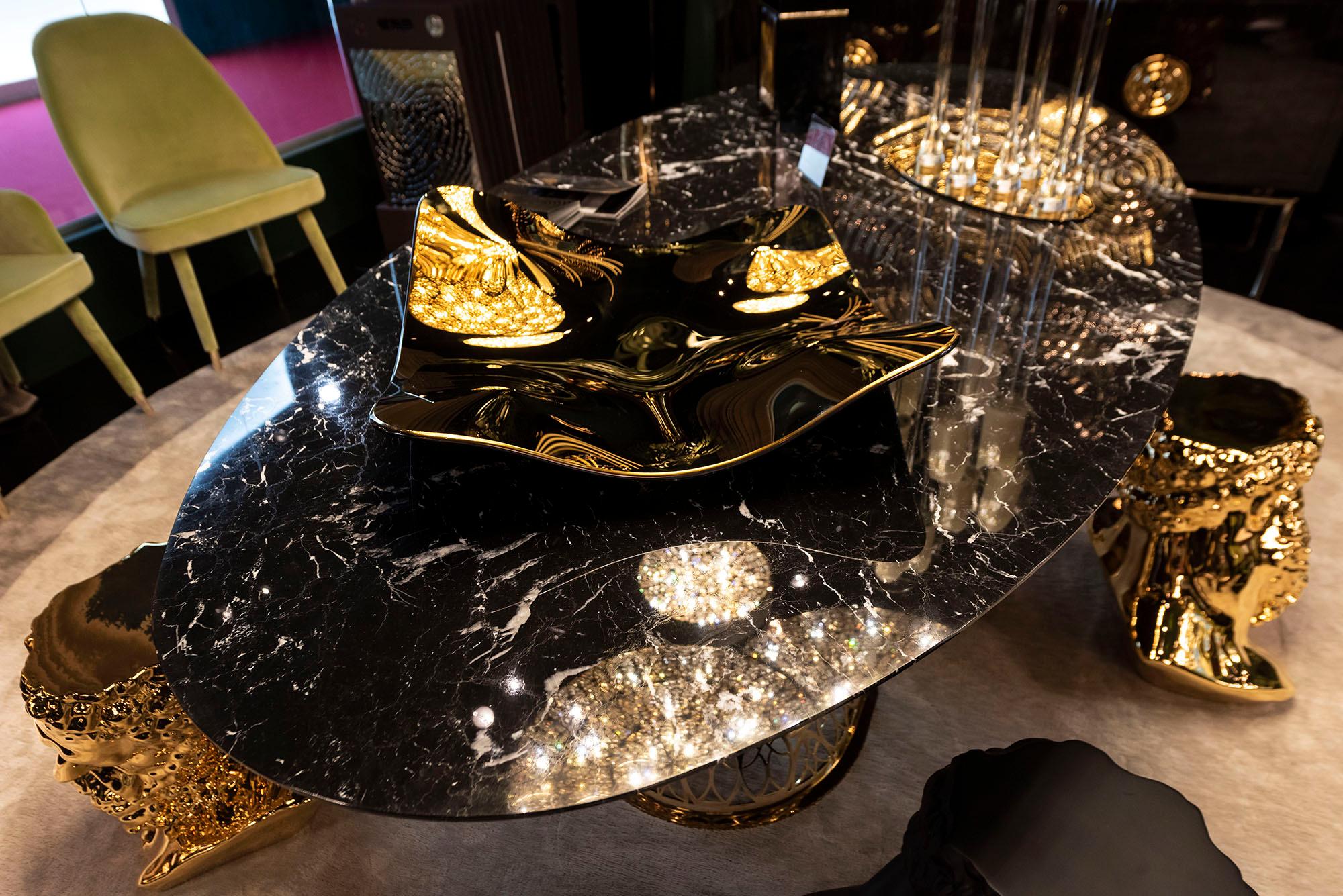 Table Gatsby, marbre et arabesque, Italie Neuf - En vente à Treviso, Treviso