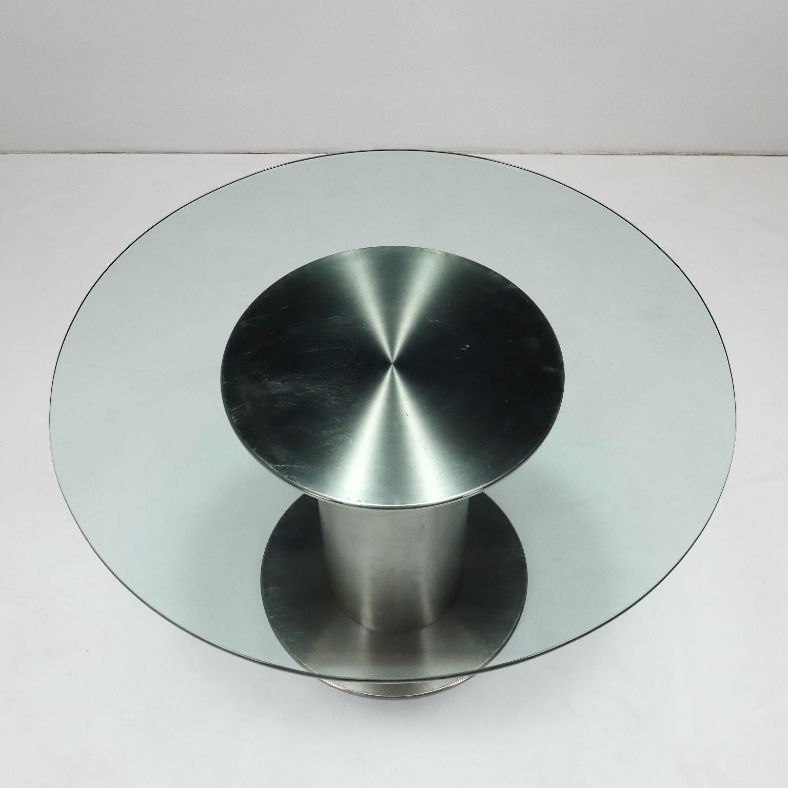 Mid-Century Modern Table Glass Italy 1970s