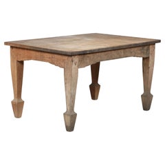Table handmade in Sweden, late 19th Century, beautiful blend of jugend & allmoge