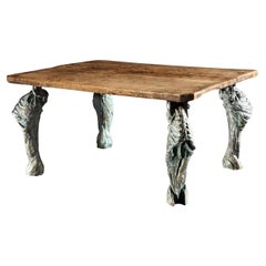 Table, carcasse de lièvre, sculpture, 2009