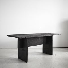 "Table I" Primitive Bespoke Table Made From 18th C. Portuguese Chestnut