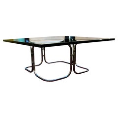 Table in Chrome and Glass, Italian, 1940
