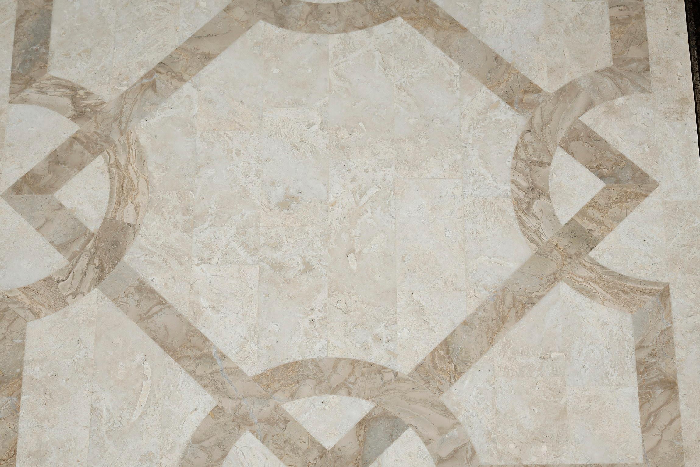 Table in Marquetry of Stone with Metal Feet in the Taste of Gilbert Poillerat 9