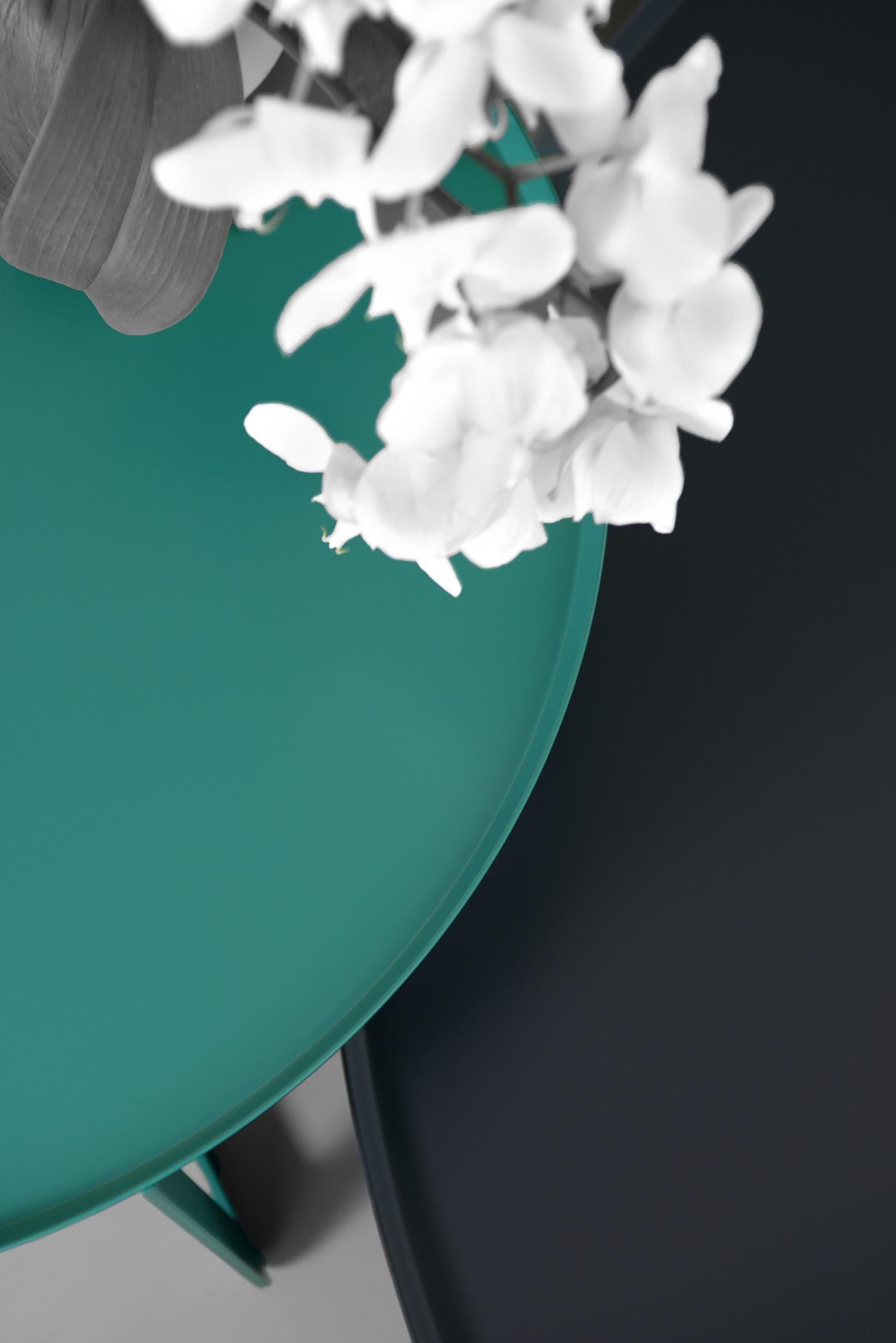 Métal Table en métal « Rond » D60 en vente