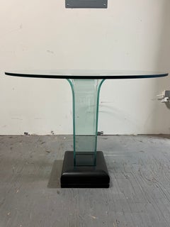 John Mathias Glass Gueridon Table