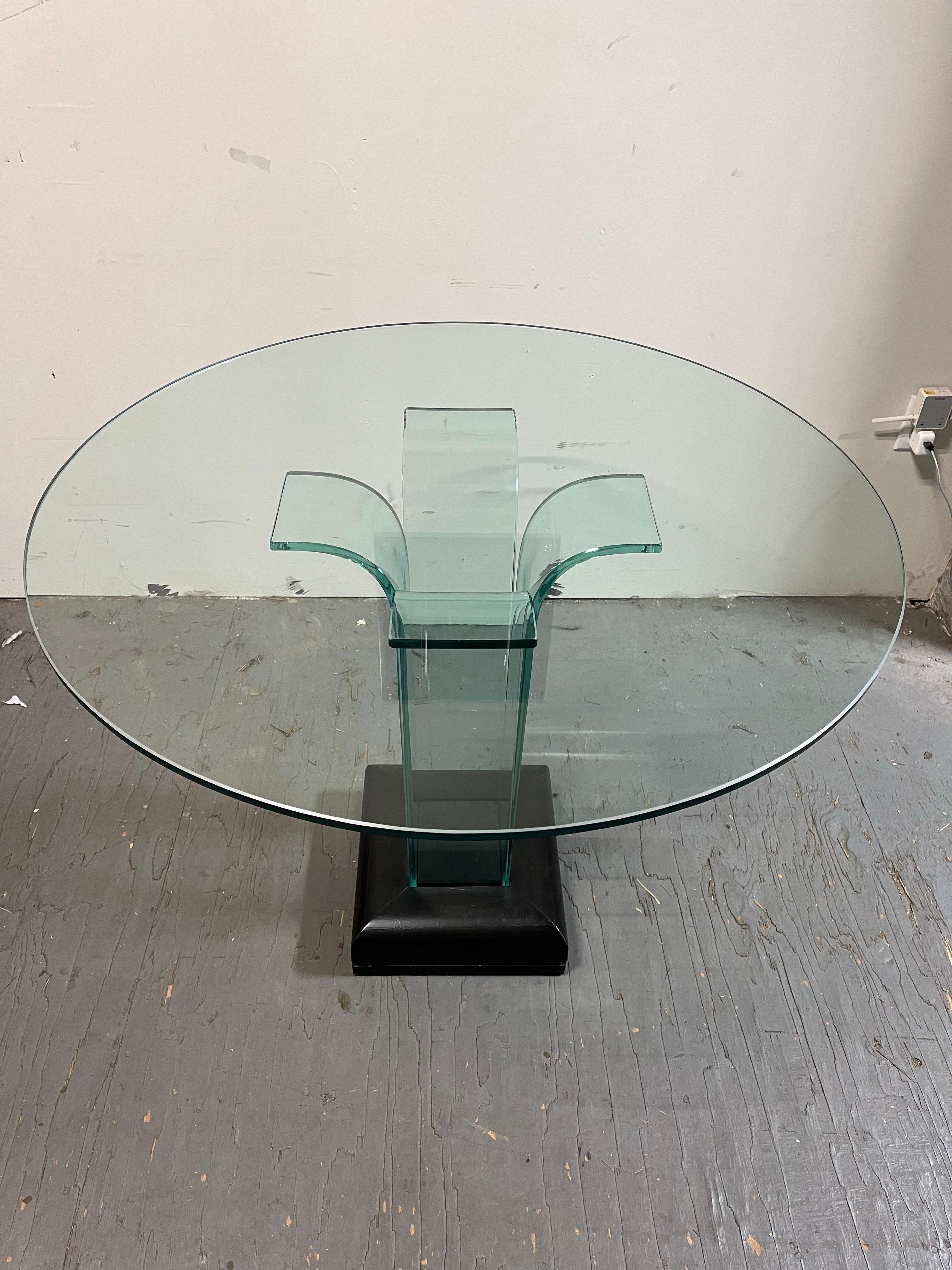Table de style Pietro Chiesa pour Fontana Arte Bon état - En vente à W Allenhurst, NJ