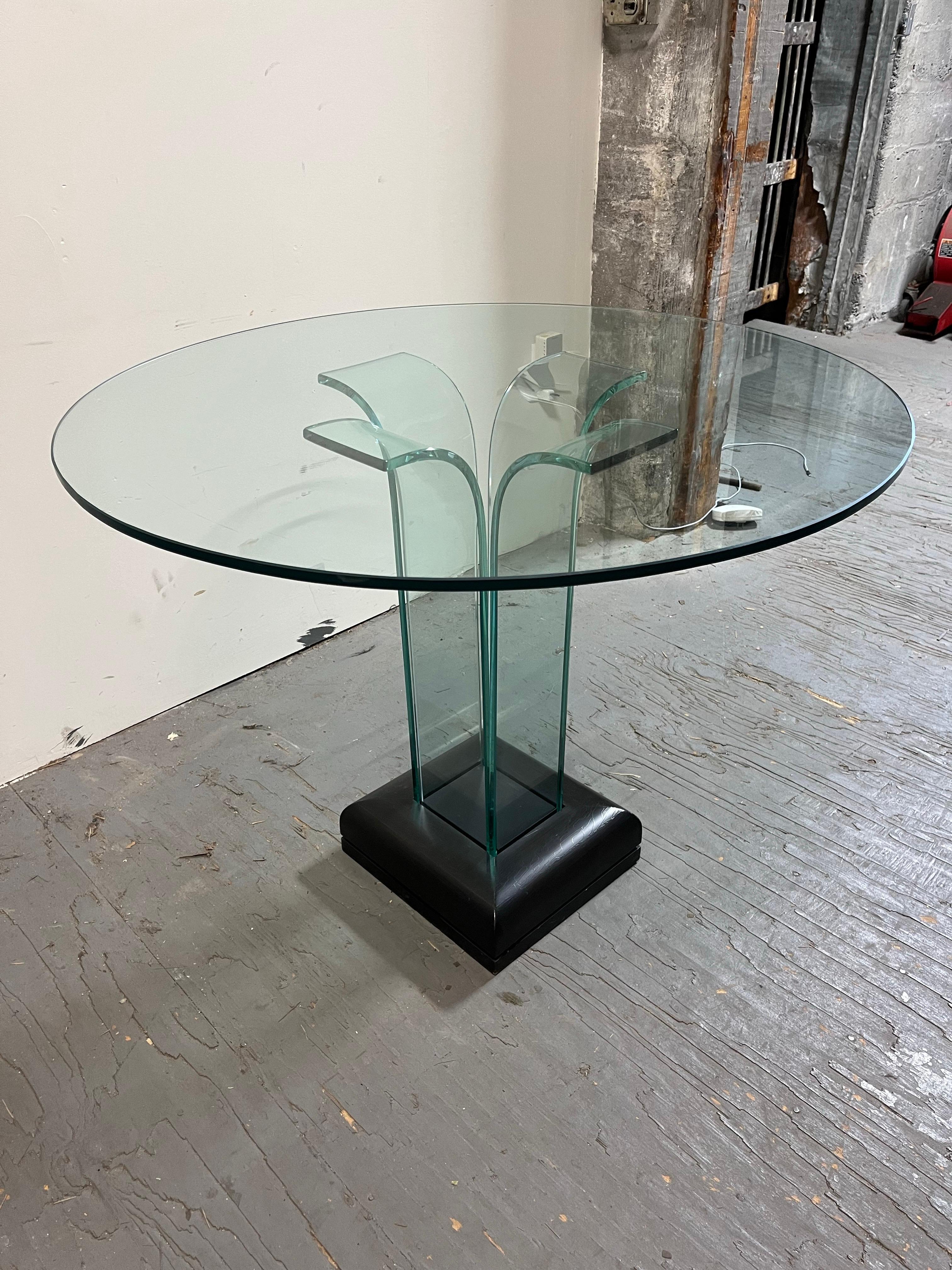 20ième siècle Table de style Pietro Chiesa pour Fontana Arte en vente