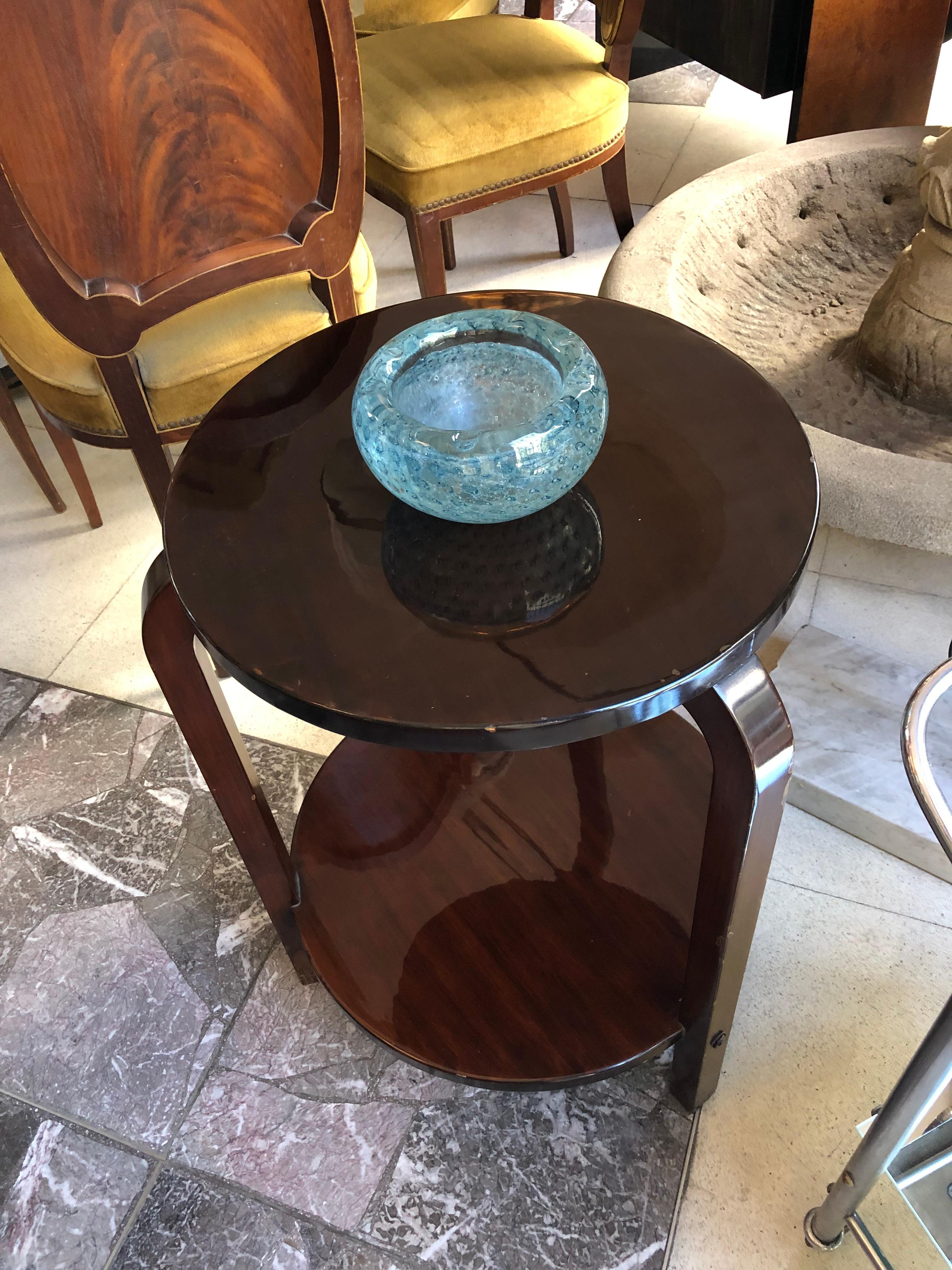 Mid-20th Century Table in Wood, 1930, France, Style: Art Deco For Sale