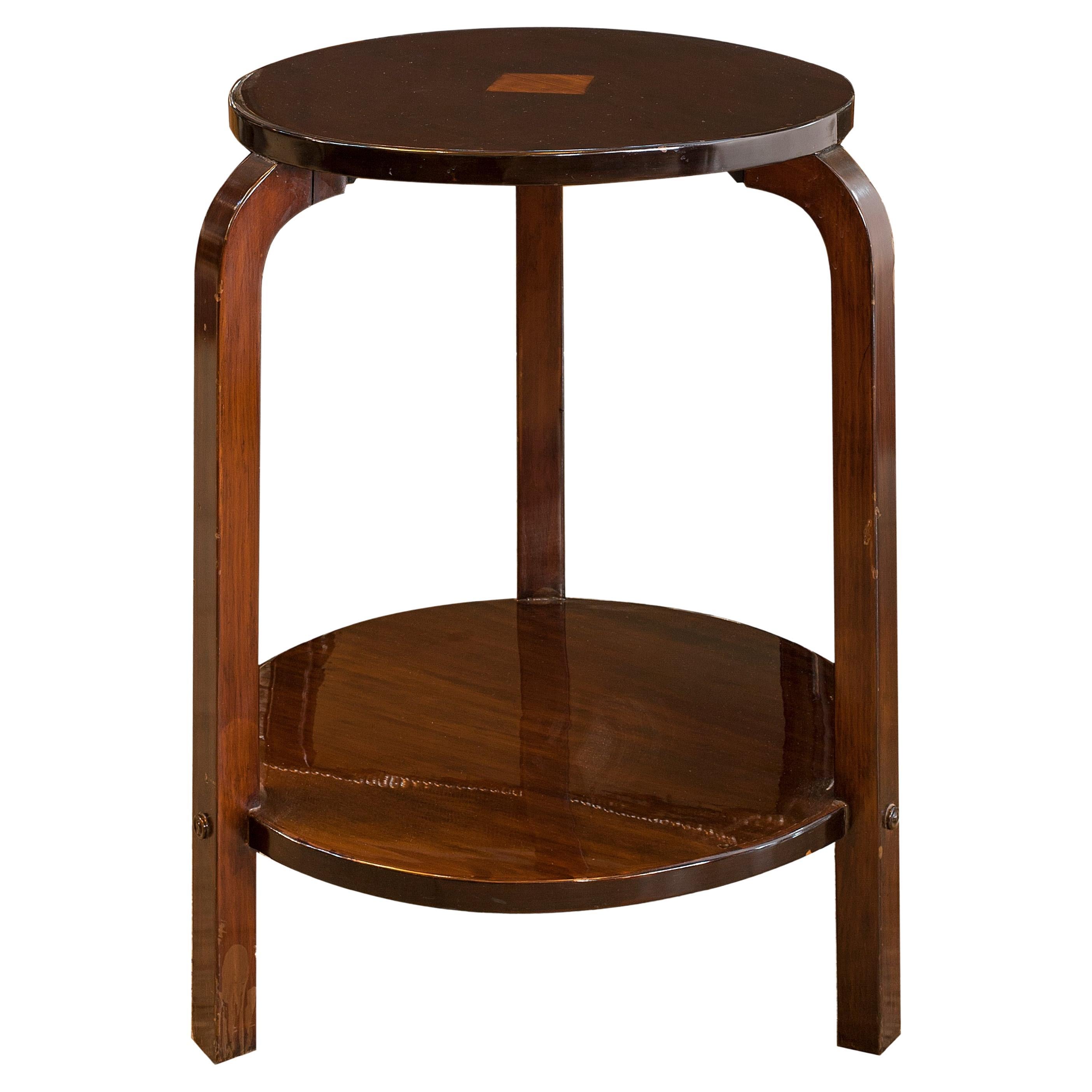 Table in Wood, 1930, France, Style: Art Deco For Sale