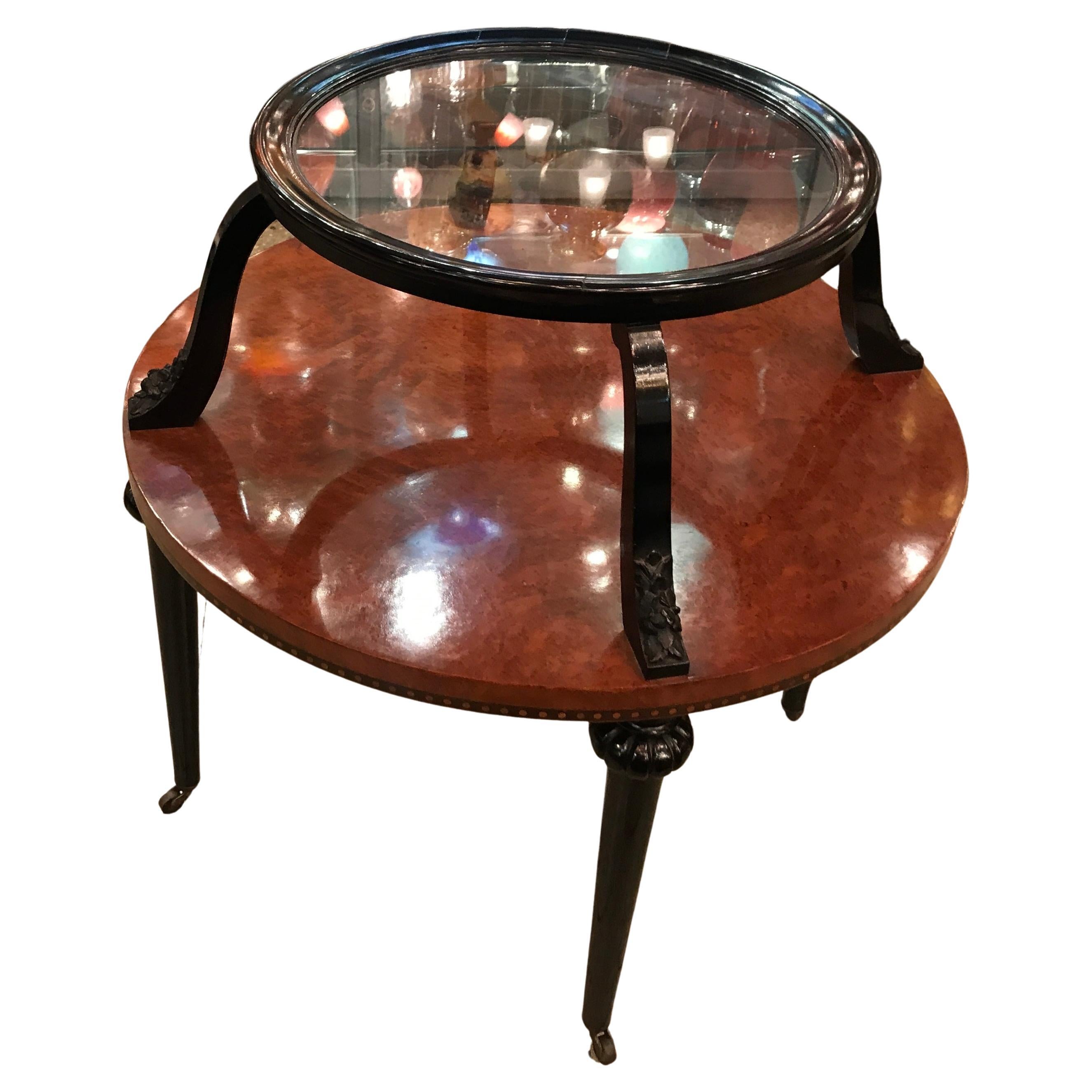 Table in Wood and Glass, 1920, France 