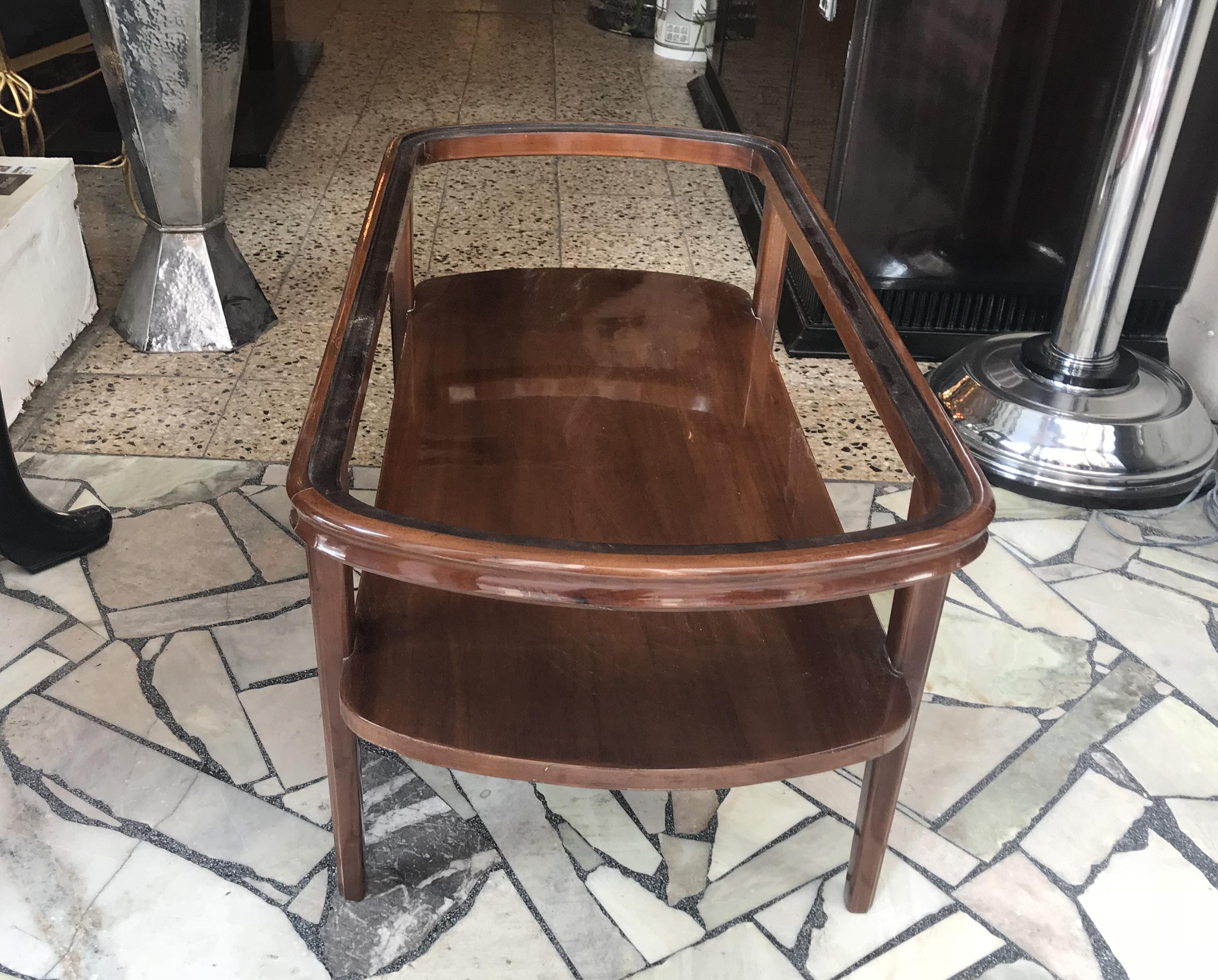 Table in Wood and Marble France, 1930 In Good Condition For Sale In Ciudad Autónoma Buenos Aires, C