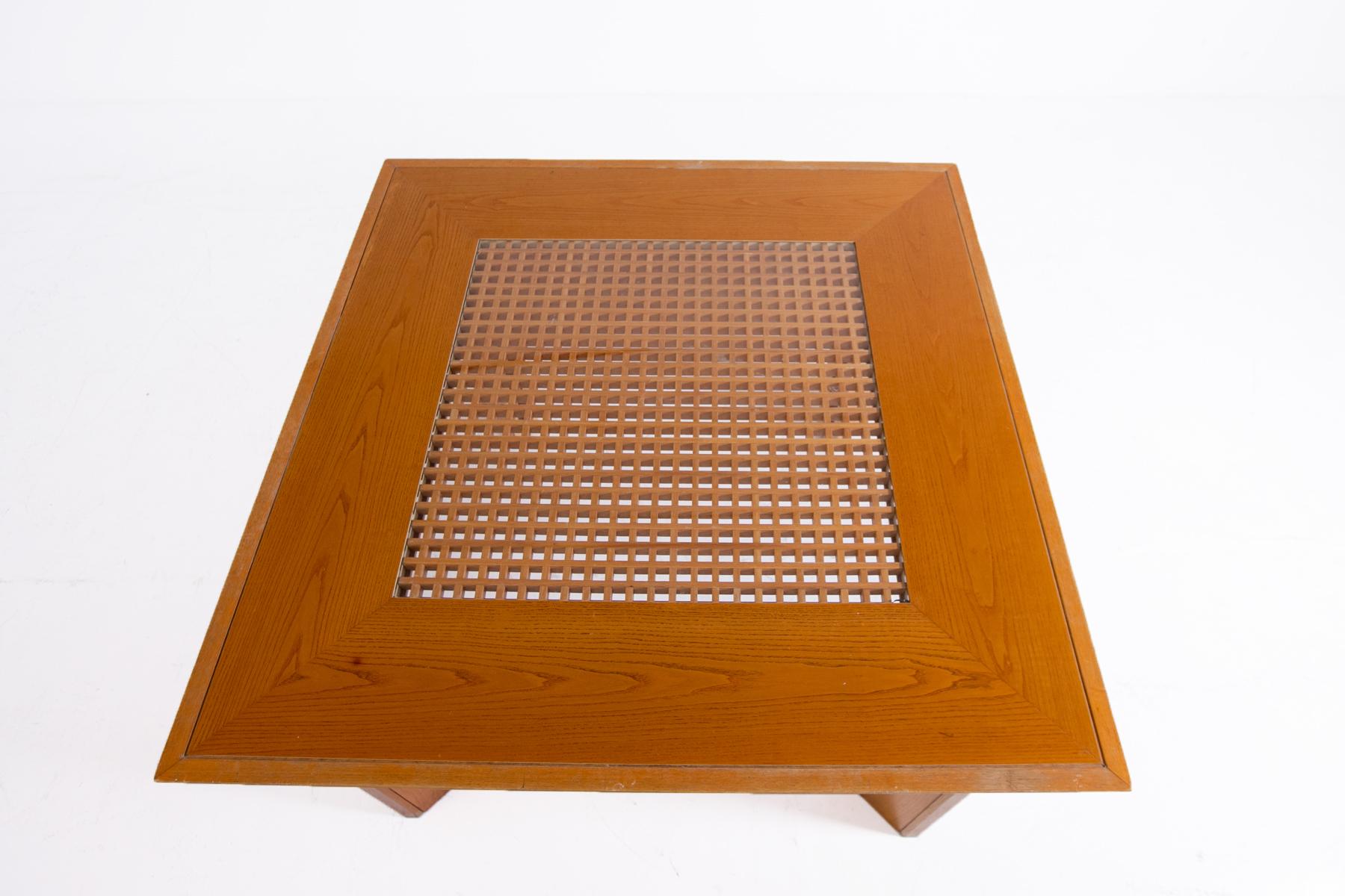 Table in Wood Attributed to Carlo Scarpa, 1960s In Good Condition In Milano, IT