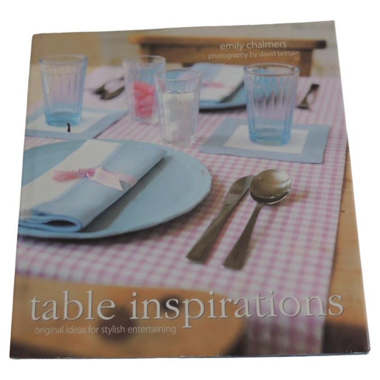 Table Inspirations Vintage Hardcover Coffee Book by Emily Chalmers For