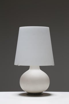 Table Lamp 1853 - Max Ingrand for Fontana Arte - Satin Glass - 1954 (Big Size)