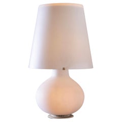 Table Lamp 1853 - Max Ingrand for Fontana Arte - Satin Glass - 1954 (Big Size)