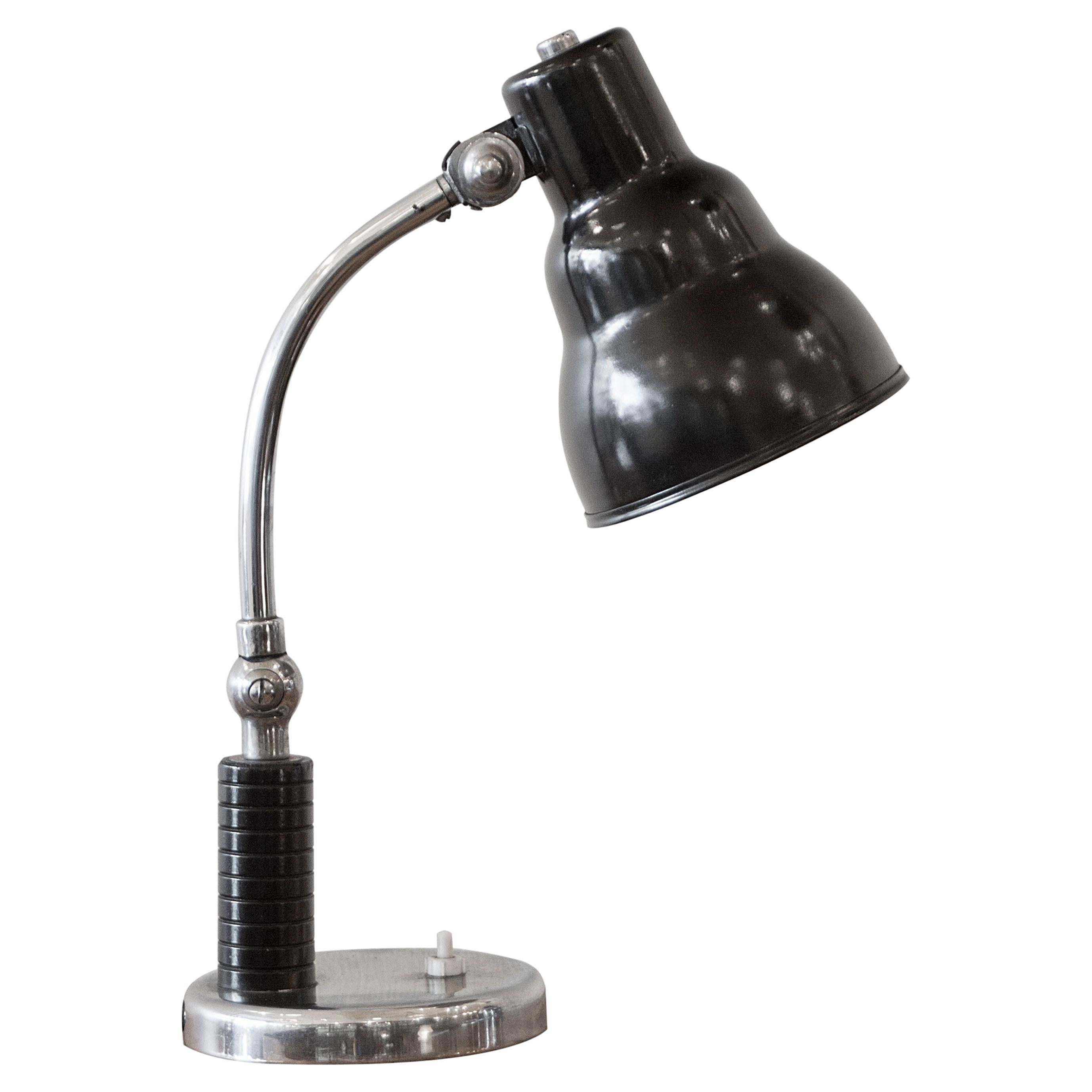 Table Lamp, 1930, Attributed to Christian Dell, German, Style: Art Deco For Sale