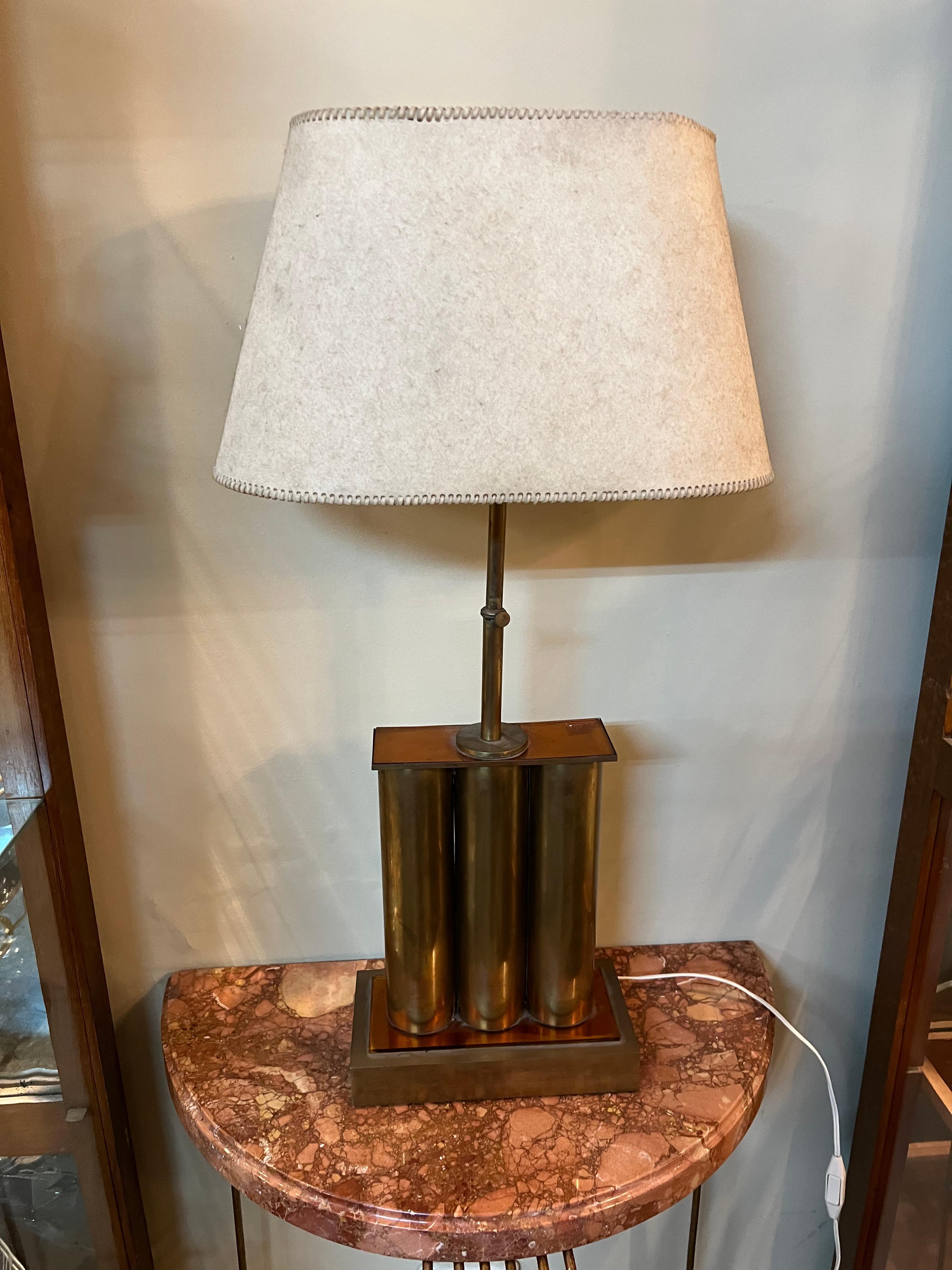 Mid-20th Century Table Lamp, 1930, Material: Bronze, France, Attributed to Jean-Charles Moreau For Sale