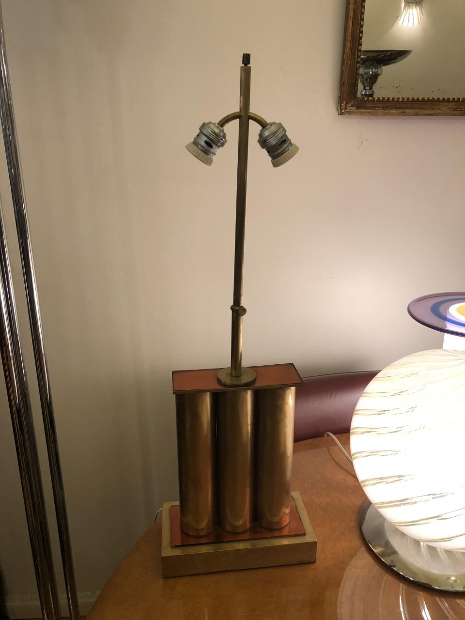 Table Lamp, 1930, Material: Bronze, France, Attributed to Jean-Charles Moreau For Sale 2
