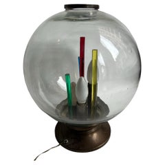 Lampada da tavolo, 1930, Materiali: Murano, bronzo, italiano, attribuita a Carlo Scarpa